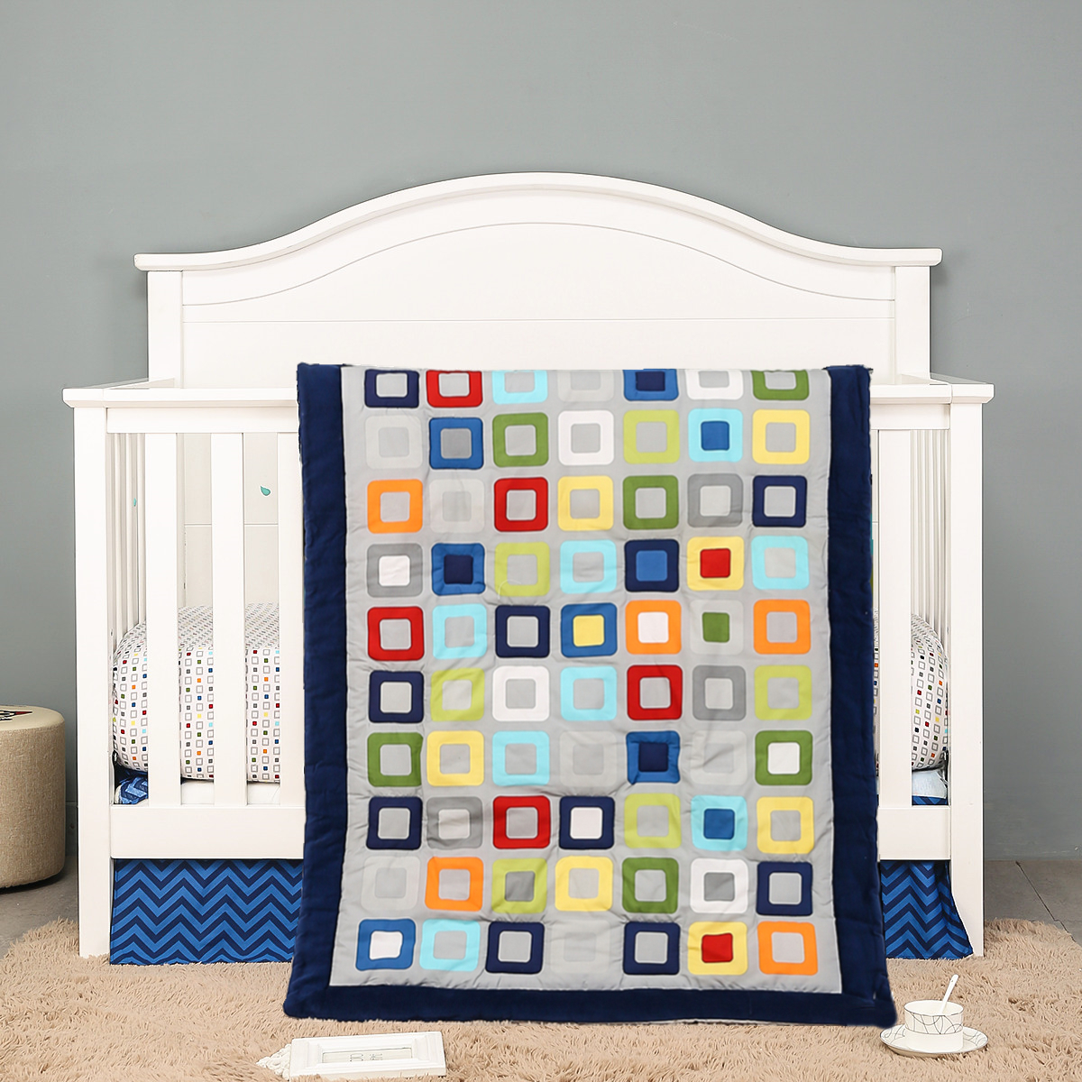 7Pcs Crib Bedding Set baby bed - Baby Nursery Bedding Sets recension och pris