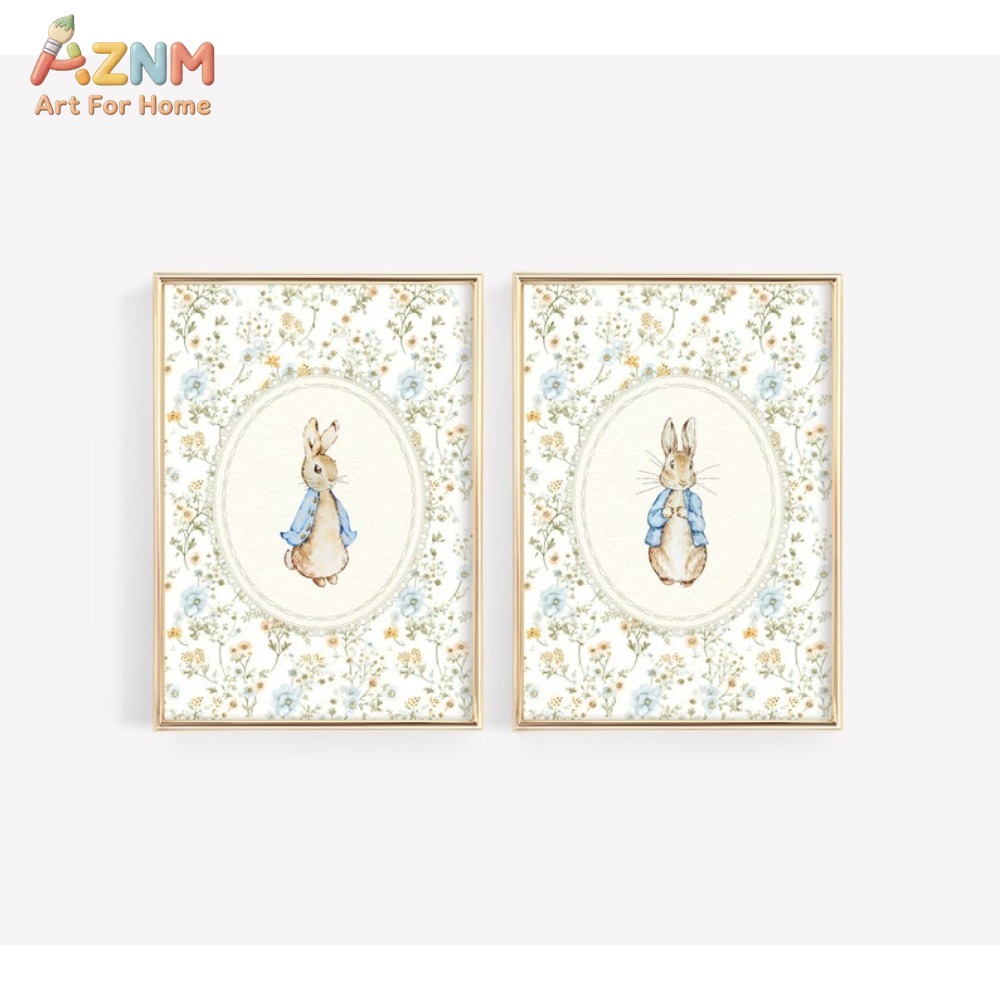 AZNM Vintage Peter Rabbit Canv - Baby Nursery Room recension och pris