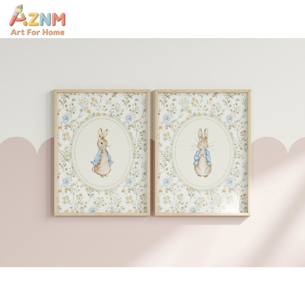 AZNM Vintage Peter Rabbit Canv - Baby Nursery Room recension och pris