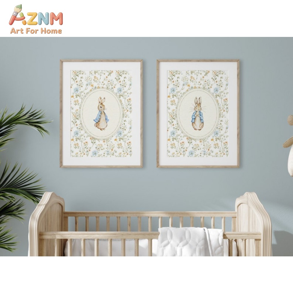 AZNM Vintage Peter Rabbit Canv - Baby Nursery Room recension och pris