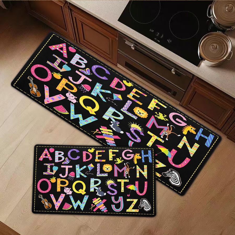 1/2/3Pcs Flannel Kitchen Mat—A - Soft Rug Nursery recension och pris