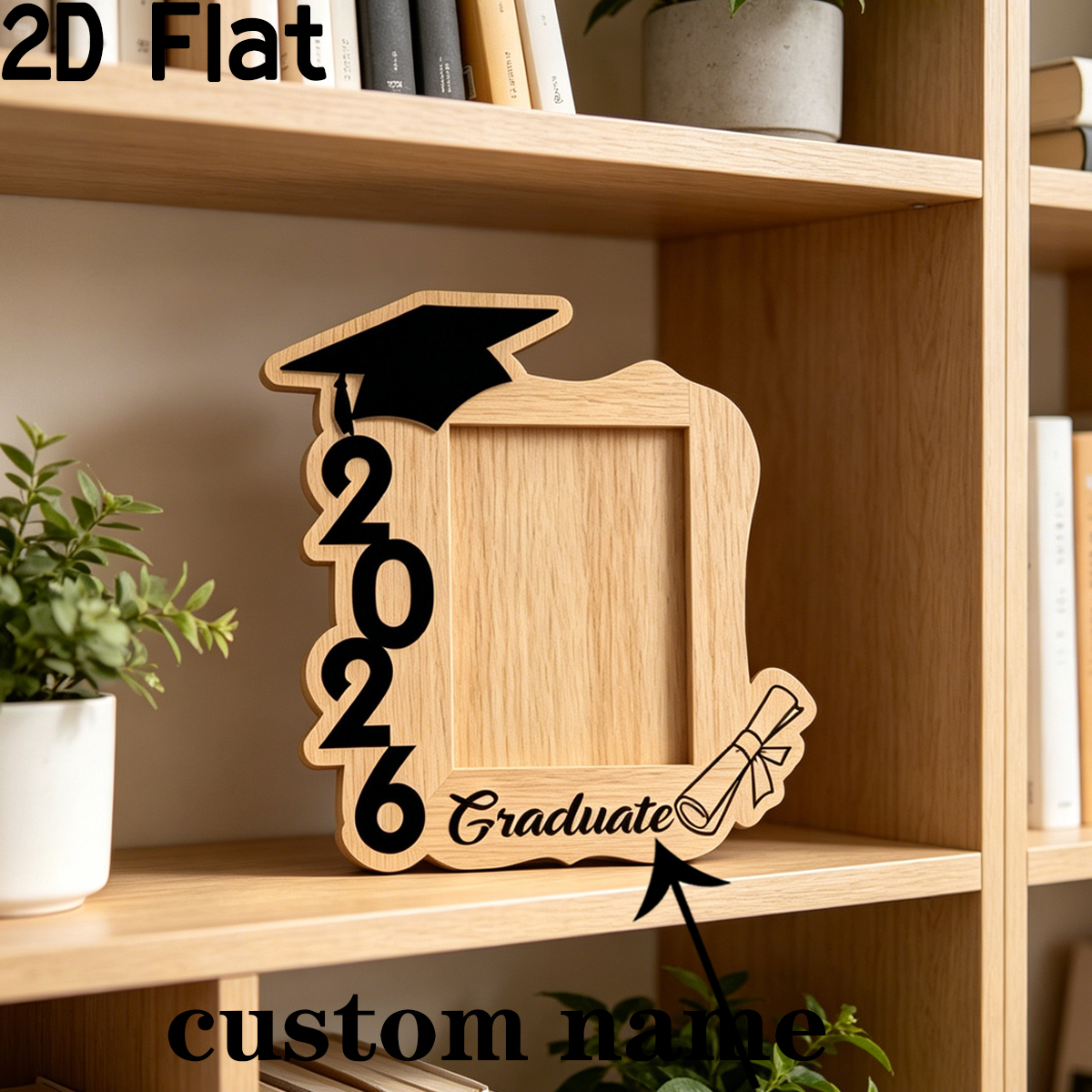 1Pc Custom Creative Wooden Pho - Baby Nursery Office recension och pris