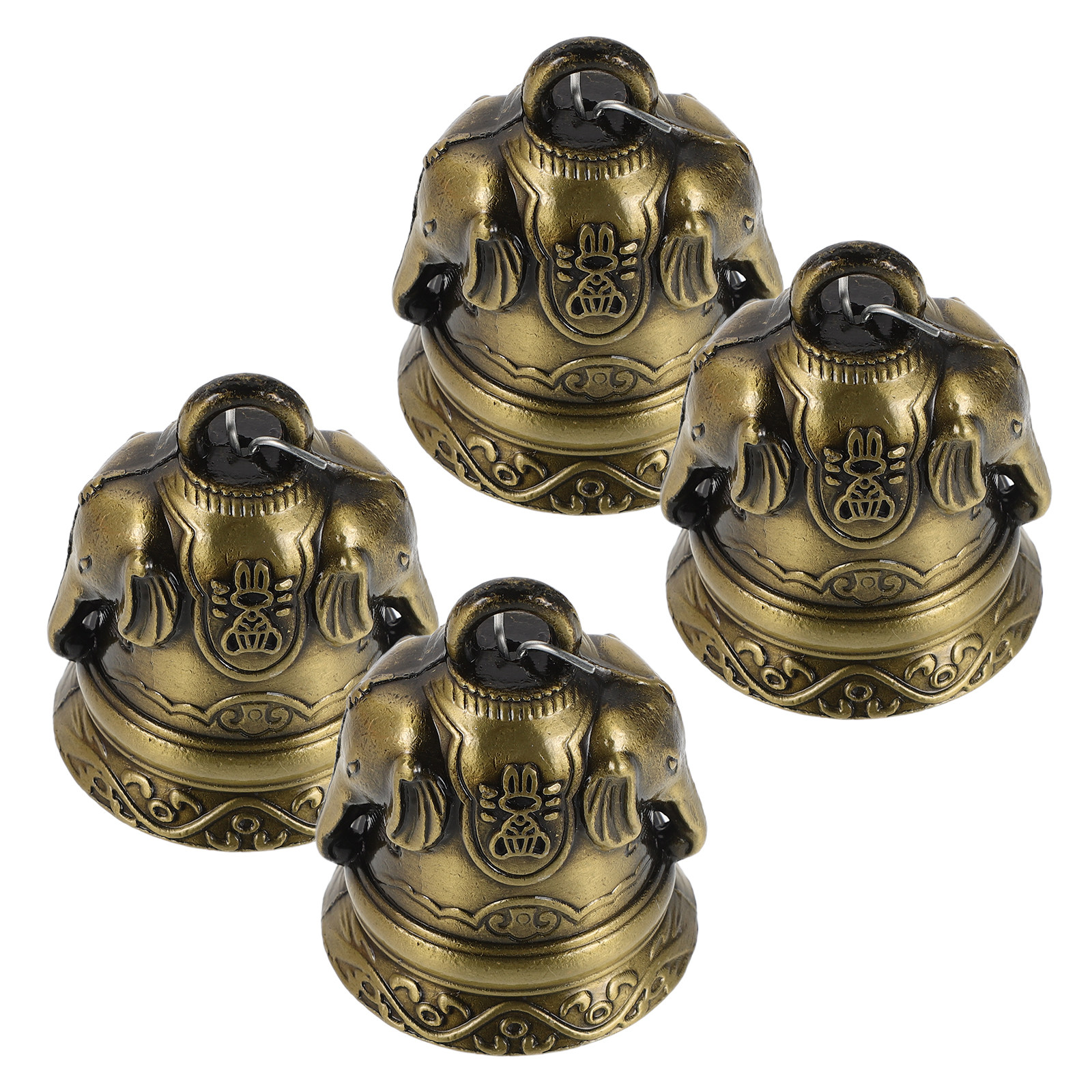 4Pcs Vintage Elephant Bell All - Baby Nursery Vintage recension och pris