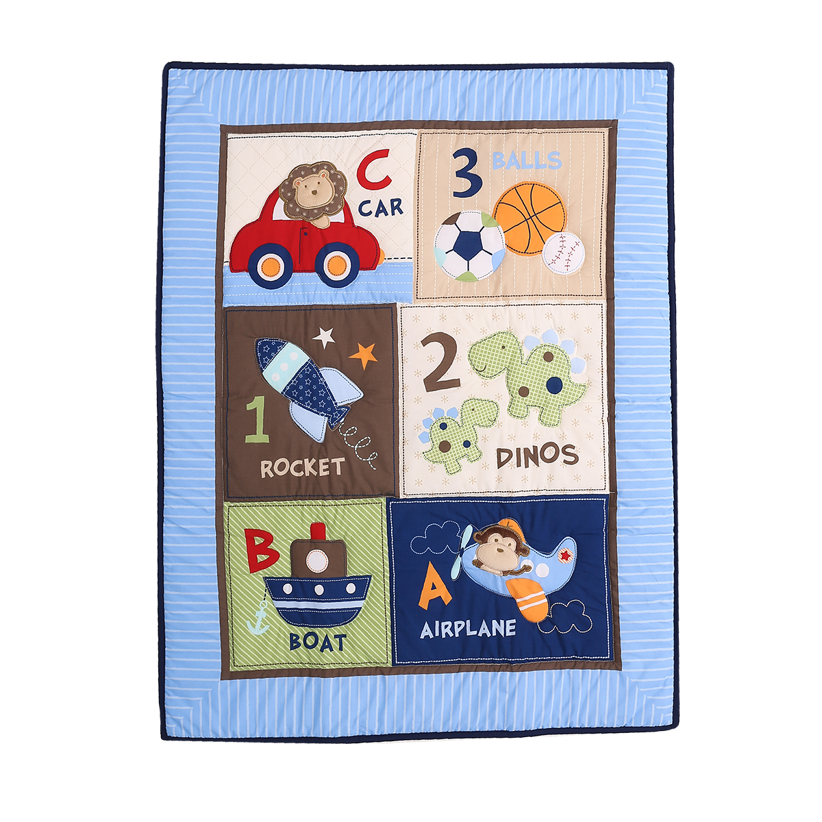 7Piece Crib Bedding Set Infant - Baby Nursery Bedding Sets recension och pris