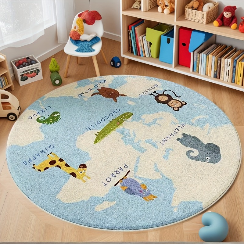 Children's Carpet Cute Cartoon - Soft Rug Nursery recension och pris