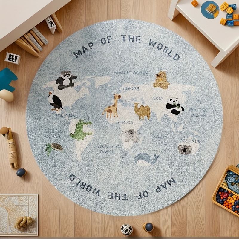 Children's Carpet Cute Cartoon - Soft Rug Nursery recension och pris