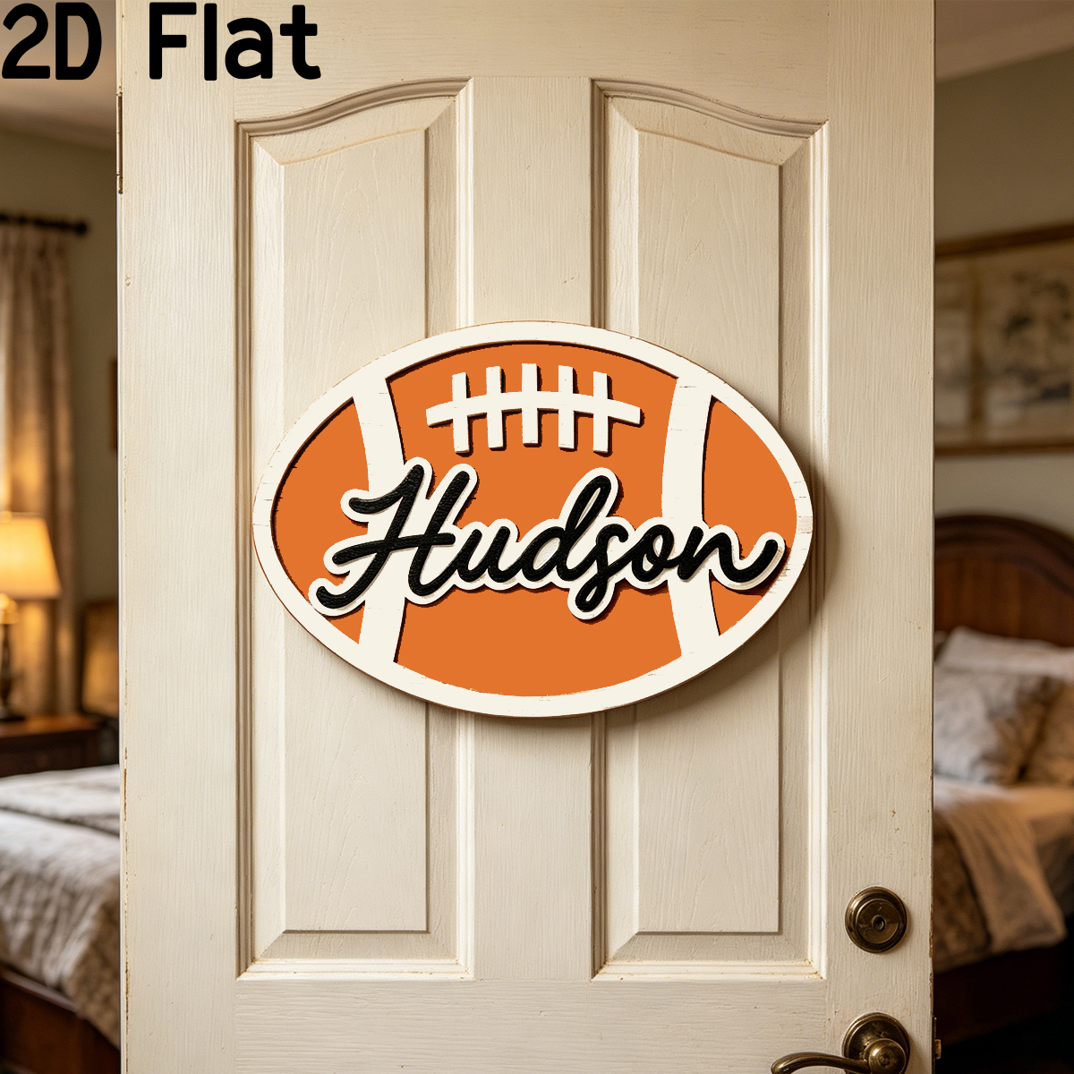 1Pc Custom Baseball Style Wood - Baby Nursery Office recension och pris