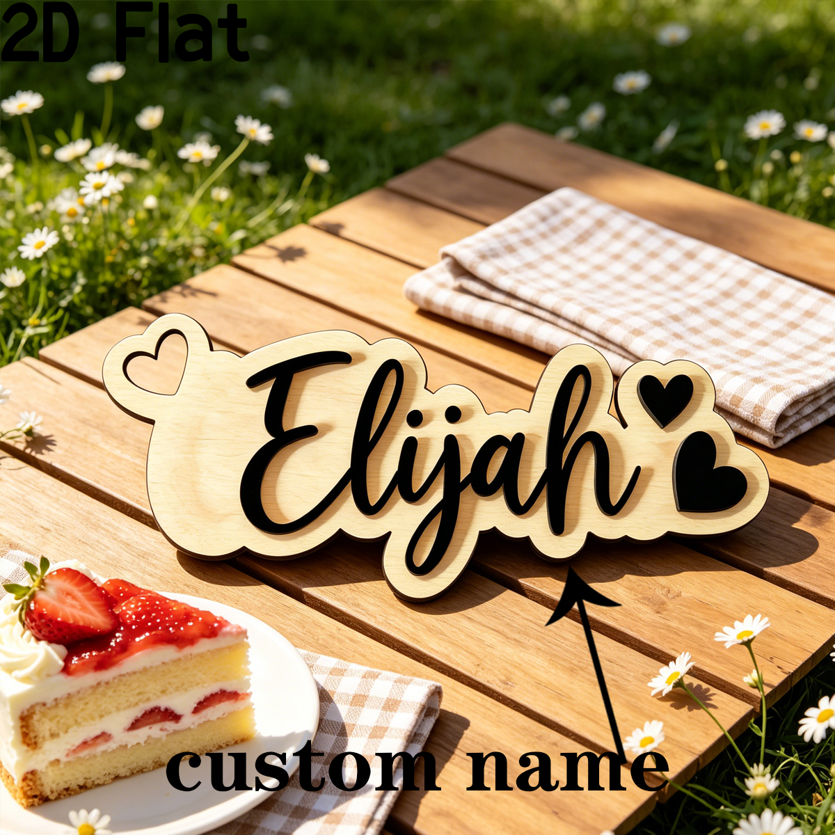 1Pc Custom Love Decor Wooden A - Baby Nursery In recension och pris