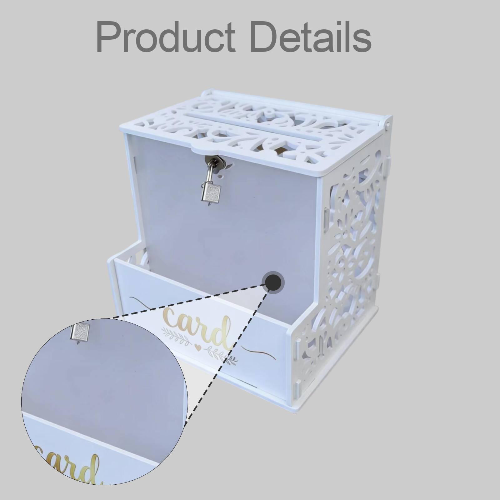 Wedding Card Box Keepsake Stor - Baby Keepsake Box recension och pris