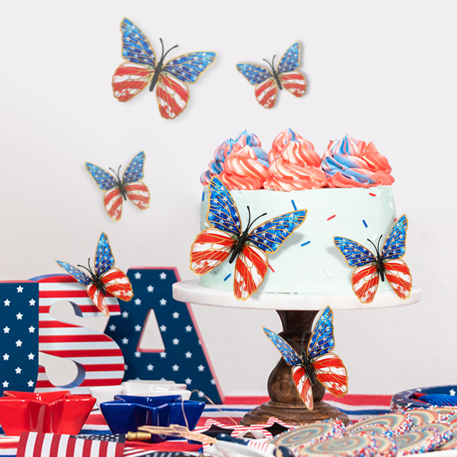 3d Butterfly Wall Stickers Ame - Baby Nursery Room recension och pris