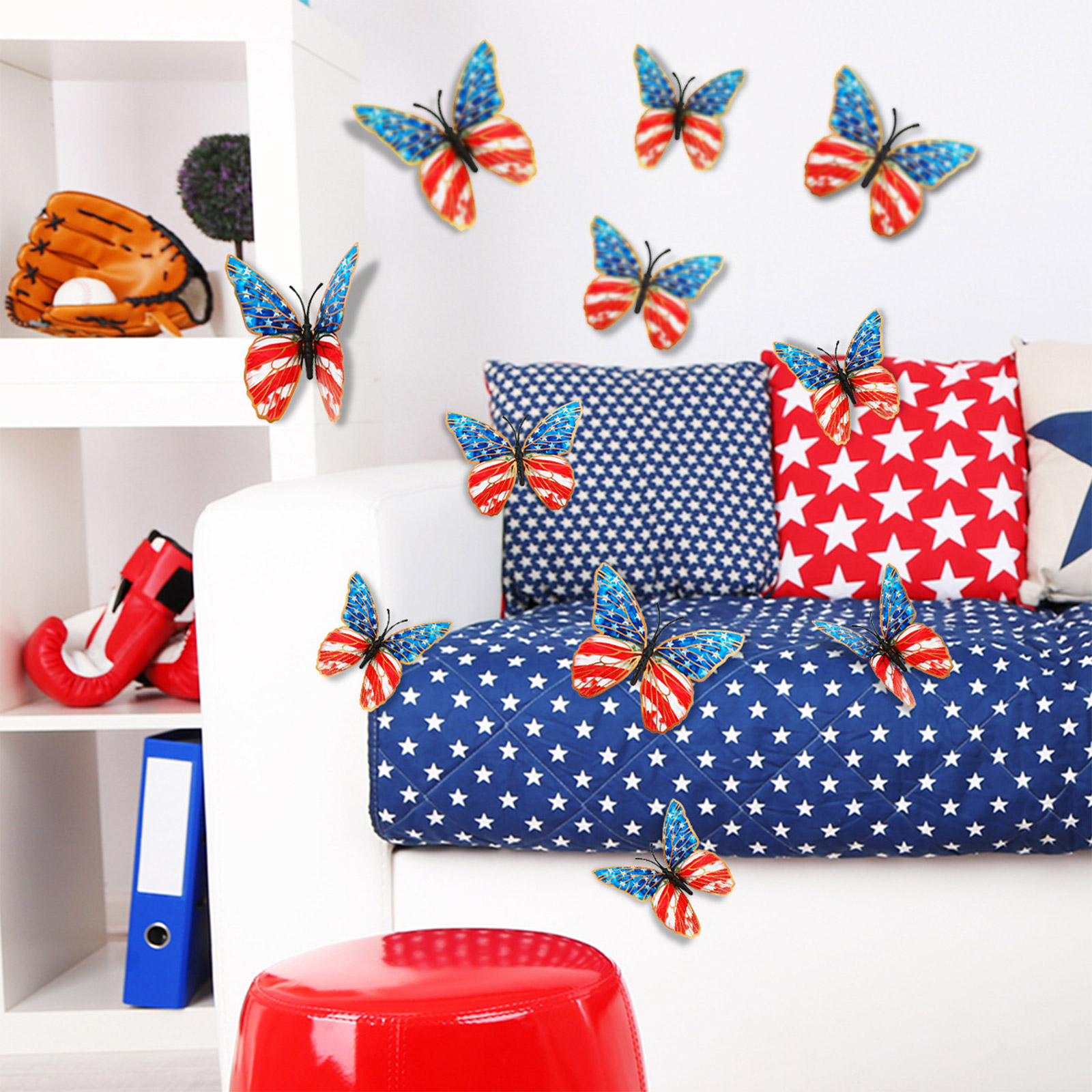 3d Butterfly Wall Stickers Ame - Baby Nursery Room recension och pris