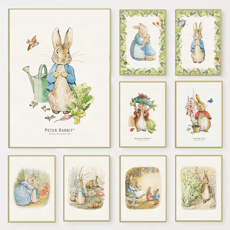1PC frameless decorative art p - Baby Nursery Vintage recension och pris