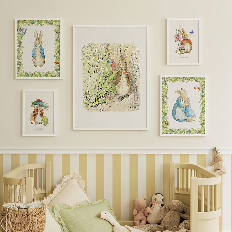 1PC frameless decorative art p - Baby Nursery Vintage recension och pris